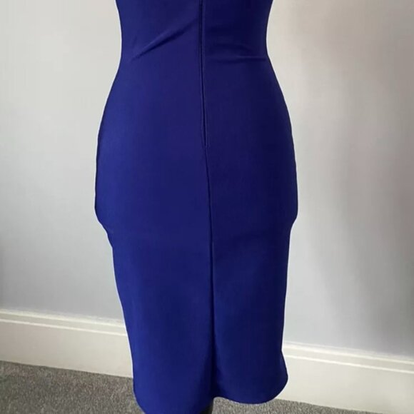 EUC Lipsy London Bandage Dress with Lace Detailing & Keyhole Back - Picture 6 of 9